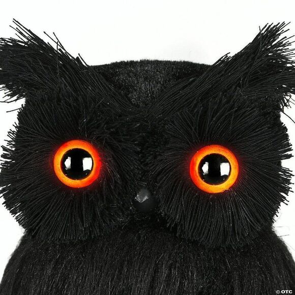 NATIONAL TREE COMPANY 11" Eerie Eyes Owl - Picture 3 of 4